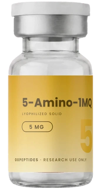 5-Amino-1MQ 5 mg — lyophilized research peptide, OXpeptides vial