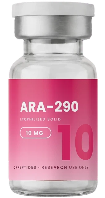 ARA-290 10 mg — lyophilized research peptide, OXpeptides vial