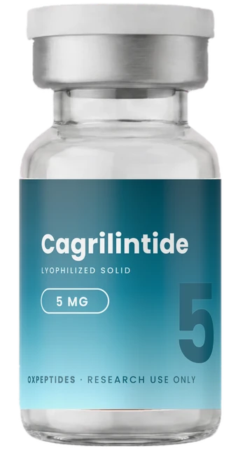 Cagrilintide 5 mg — lyophilized research peptide, OXpeptides vial