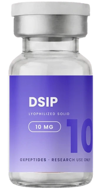 DSIP 10 mg — lyophilized research peptide, OXpeptides vial