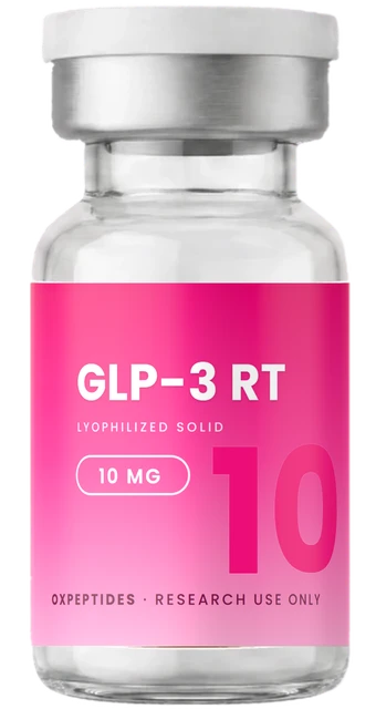 GLP-3 RT 10 mg — lyophilized research peptide, OXpeptides vial