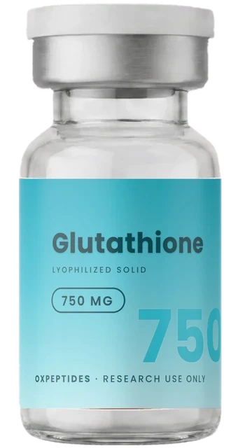 Glutathione 750 mg — lyophilized research peptide, OXpeptides vial