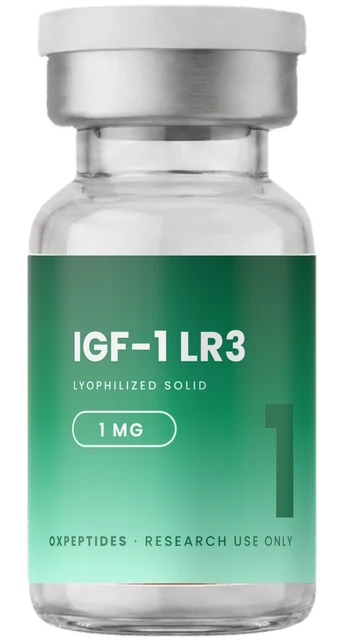 IGF-1 LR3 1 mg — lyophilized research peptide, OXpeptides vial