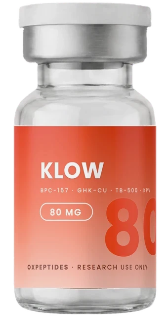 KLOW 80 mg — lyophilized research peptide, OXpeptides vial