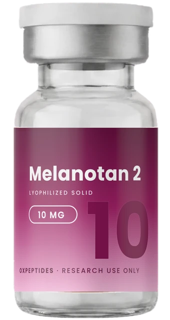 Melanotan II 10 mg — lyophilized research peptide, OXpeptides vial