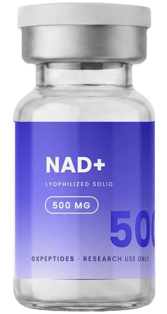 NAD+ 500 mg — lyophilized research peptide, OXpeptides vial