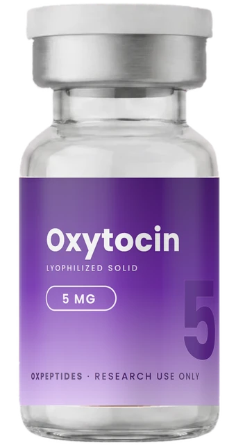 Oxytocin 5 mg — lyophilized research peptide, OXpeptides vial