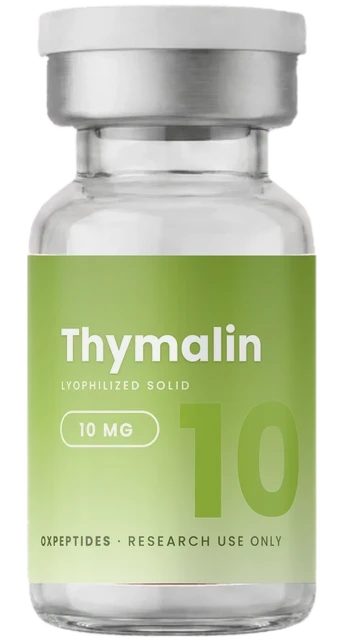 Thymalin 10 mg — lyophilized research peptide, OXpeptides vial